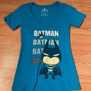 Batman v-neck tee